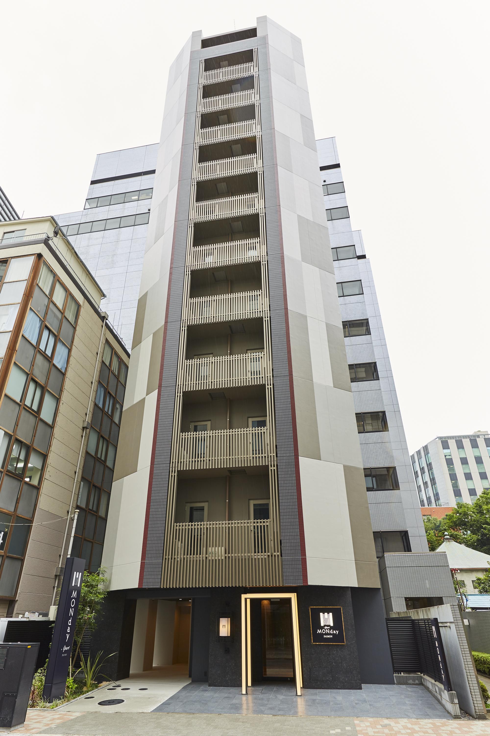 มันเดย์ อพาร์ต ฮามามัตสึโจ ไดมง Aparthotel โตเกียว ภายนอก รูปภาพ